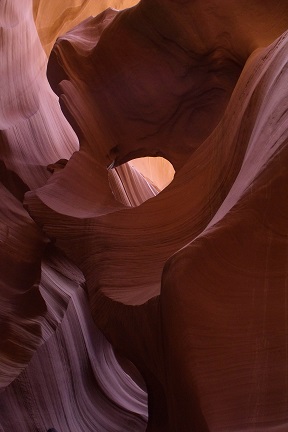 Antelope canyon window 432